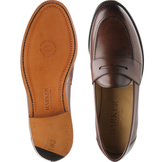 Product image for Barker Portsmouth in dark walnut calf