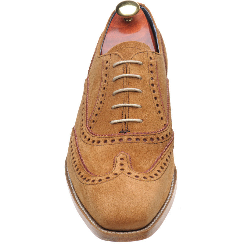 Product image for Barker Spencer in terra suede  burgundy suede