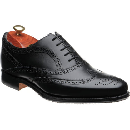 Product image for Barker Turing in black calf