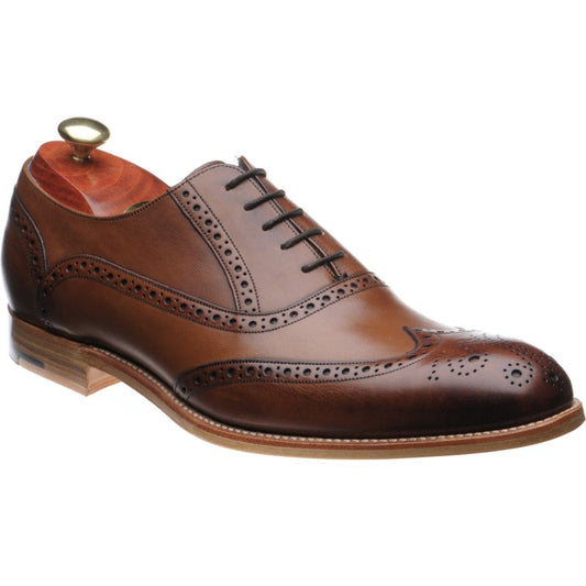 Product image for Barker Valiant in brown hand painted calf
