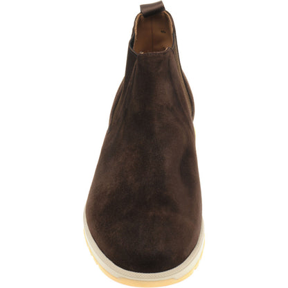 Product image for Carlos Santos 1464 mens rubber-soled boots in brown suede