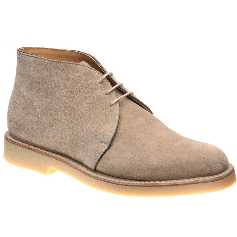 Product image for Carlos Santos 1502ID mens desert boots in sand suede