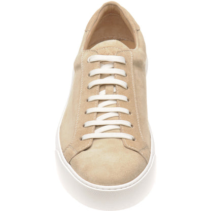 Product image for Carlos Santos 1655 mens rubber-soled trainers in desert suede