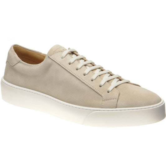 Product image for Carlos Santos 1655 mens rubber-soled trainers in sand suede