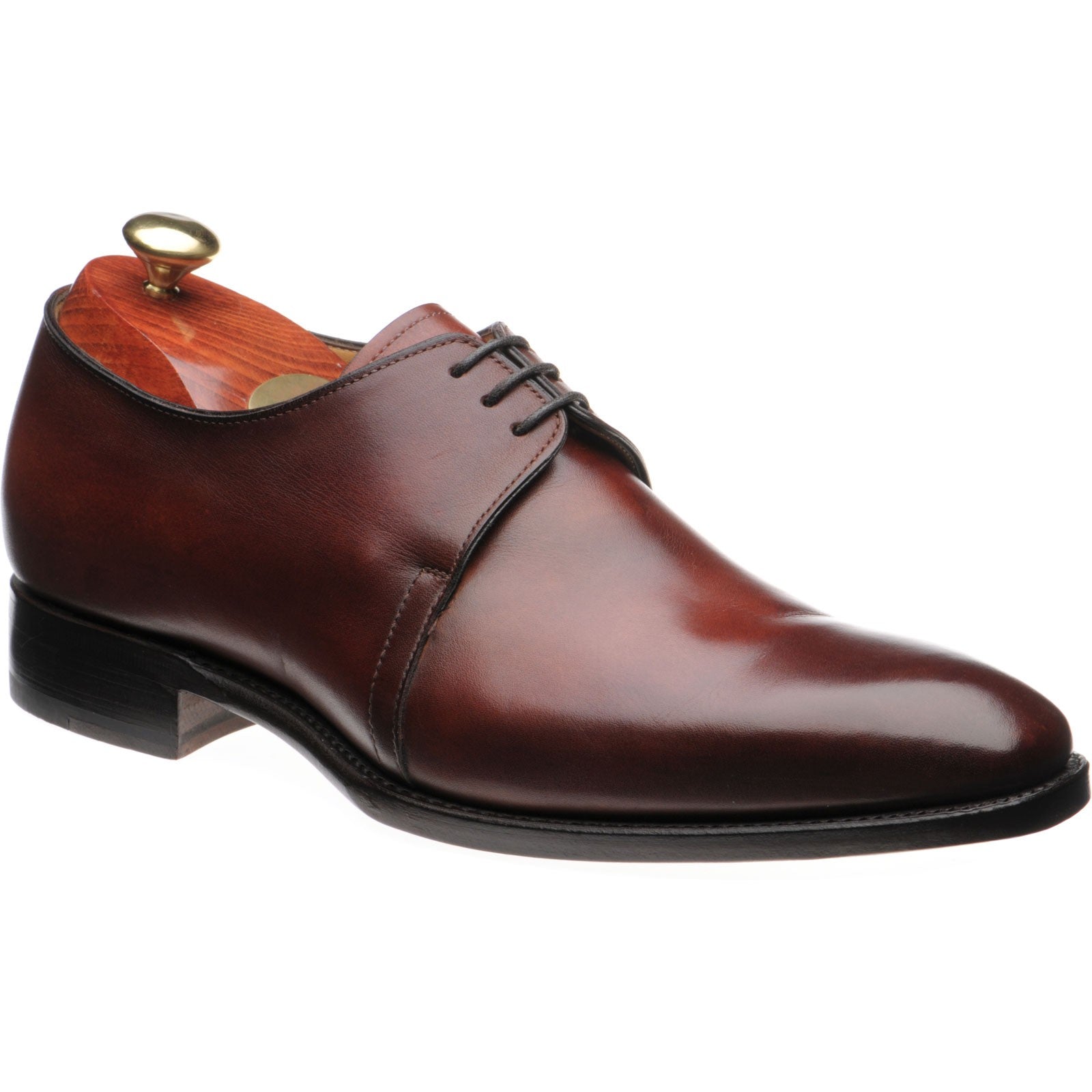 Carlos Santos 7201 mens Derby shoes in wine shadow – Herring Shoes