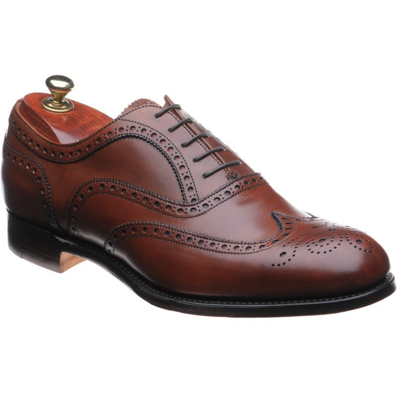 靴 JOSEPH CHEANEY ARTHUR 3R PLOUGH 8.5 F Cheaney Arthur III | Men's Brown Suede Brogue | Made in England