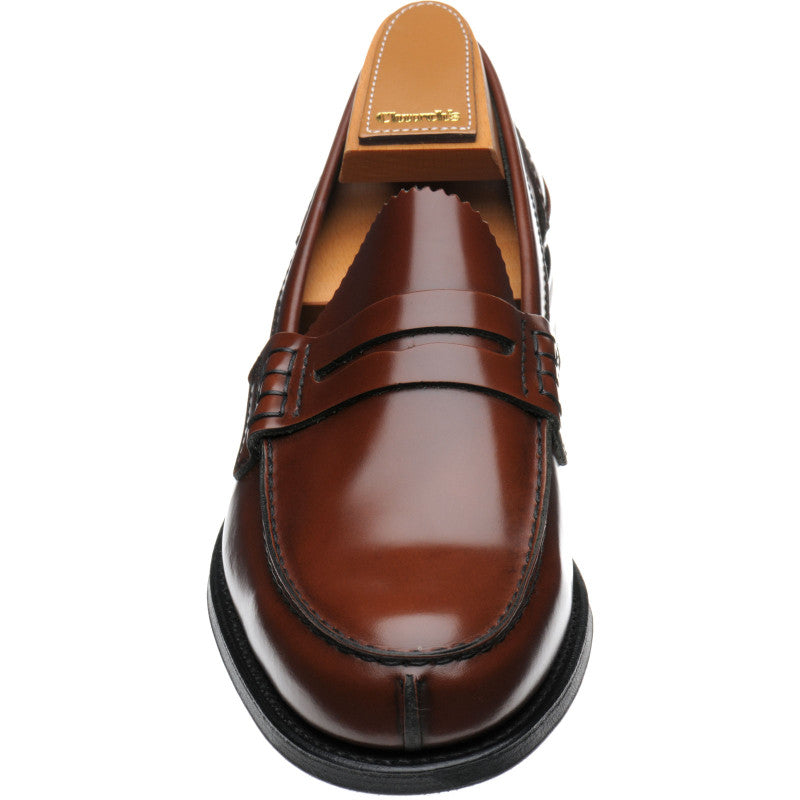 Product image for Church Tunbridge R mens rubber-soled loafers in tabac