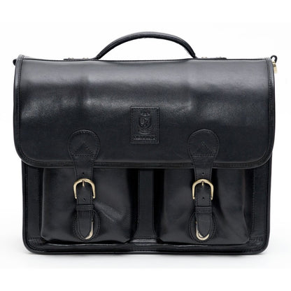 Product image for Herring Aldgate Briefcase in black calf