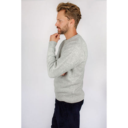 Product image for Herring Annan Crew Jumper by Peregrine in light grey