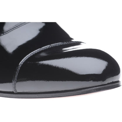 Product image for Herring Aston mens Oxfords in black patent (second)