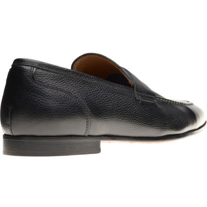 Product image for Herring Barbato mens hybrid-soled loafers in black grain