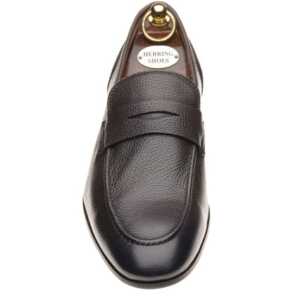 Product image for Herring Barbato mens hybrid-soled loafers in brown grain