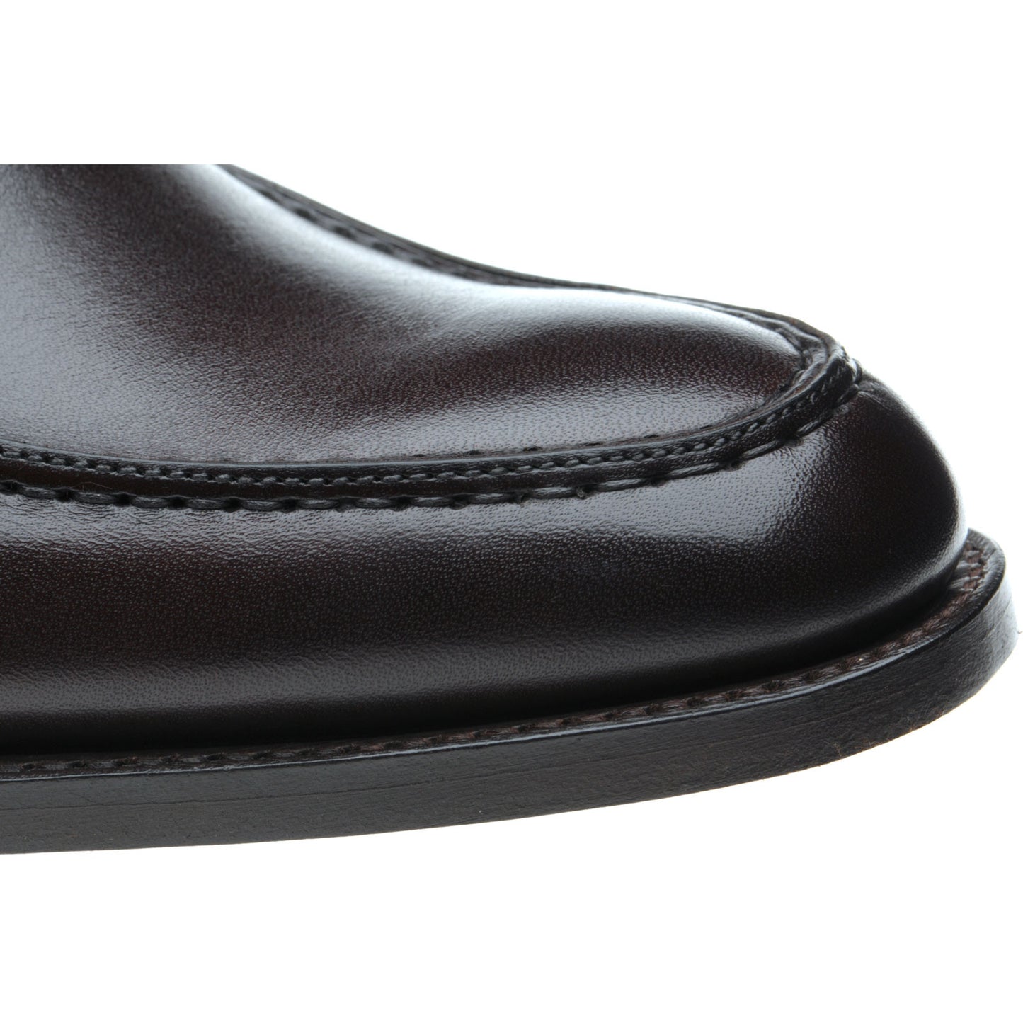 Product image for Herring Barnaby mens loafers in dark walnut (second)