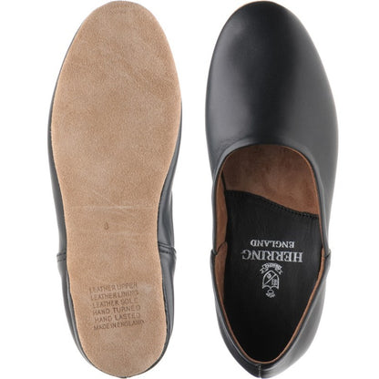 Product image for Herring Baron in black calf