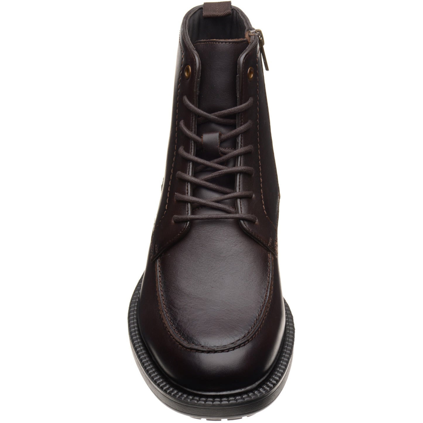 Product image for Herring Beckwith mens rubber-soled boots in dark brown calf
