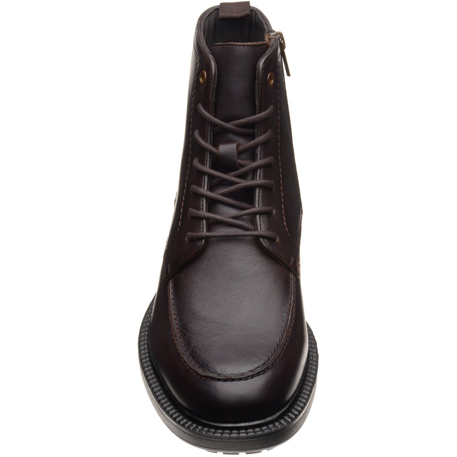 Product image for Herring Beckwith mens rubber-soled boots in dark brown calf