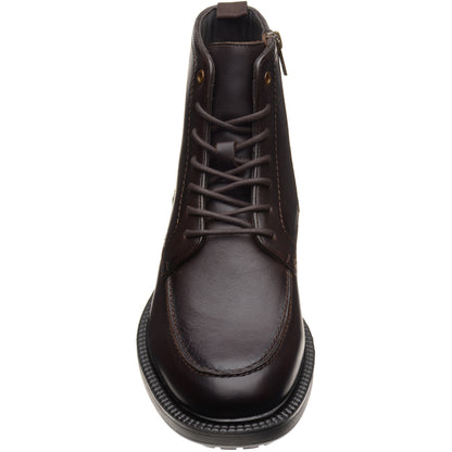 Product image for Herring Beckwith mens rubber-soled boots in dark brown calf