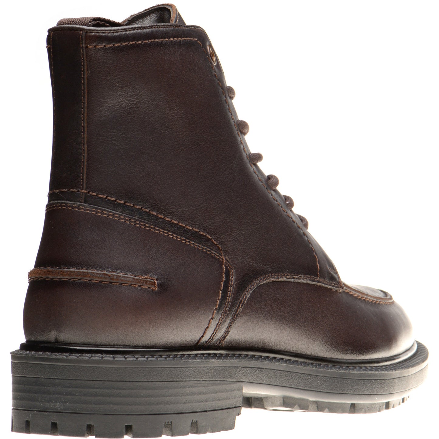 Product image for Herring Beckwith mens rubber-soled boots in dark brown calf