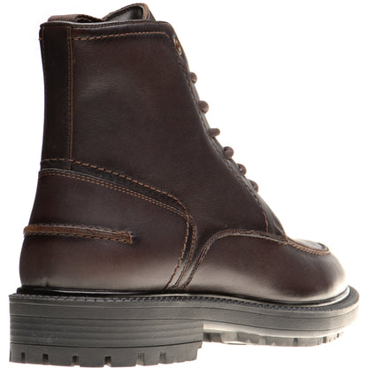 Product image for Herring Beckwith mens rubber-soled boots in dark brown calf
