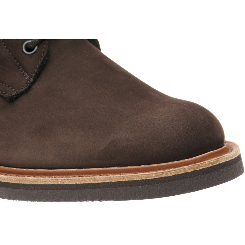 Product image for Herring Bernwood mens rubber-soled boots in dark brown hydro nubuck
