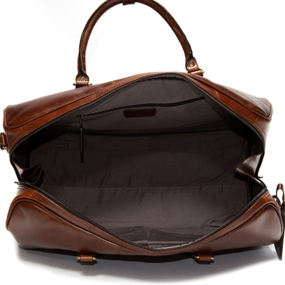 Product image for Herring Bovey Holdall in brandy calf