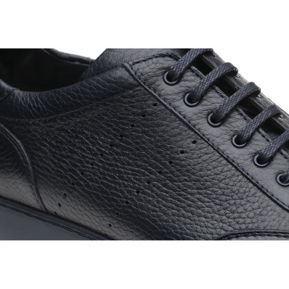 Product image for Herring Brendon in navy grain calf