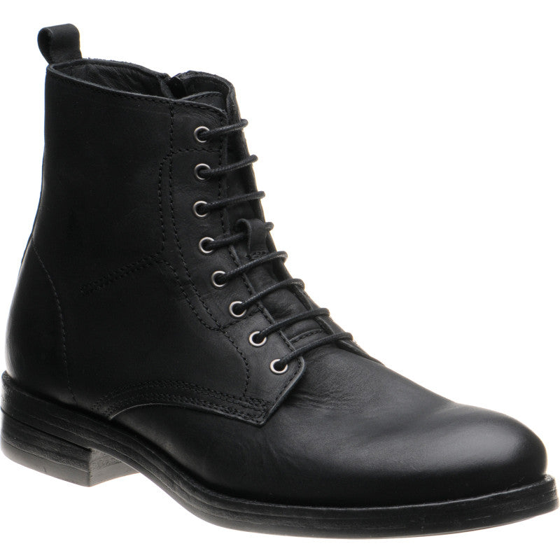 Product image for Herring Bridges in black waxy calf