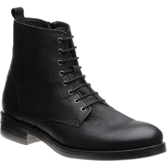 Product image for Herring Bridges in black waxy calf