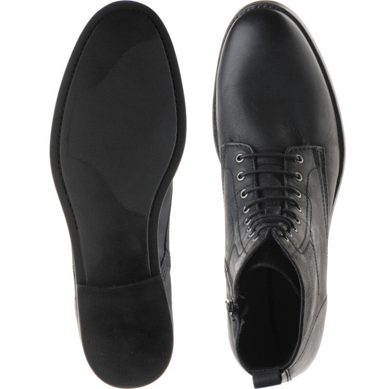 Product image for Herring Bridges in black waxy calf