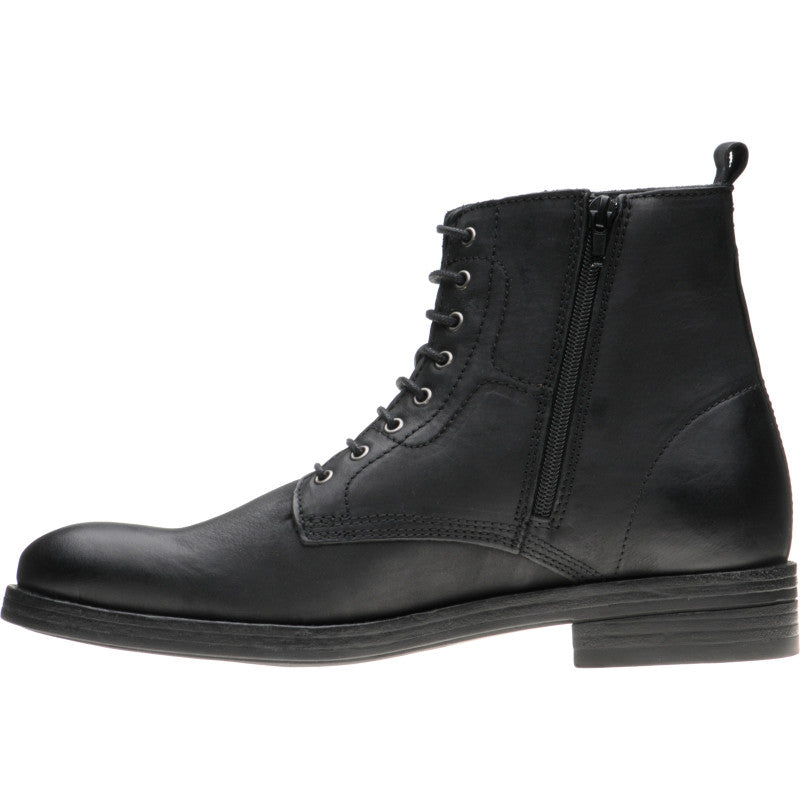 Product image for Herring Bridges in black waxy calf