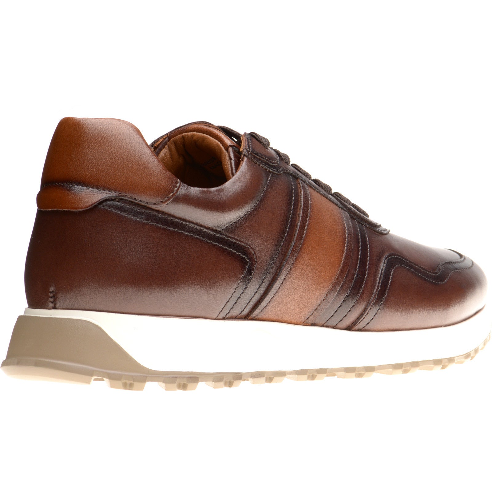 Product image for Herring Brisbane mens rubber-soled in brown and tan