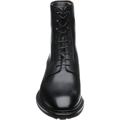 Product image for Herring Churchstow Norwegian mens rubber-soled boots in black grain