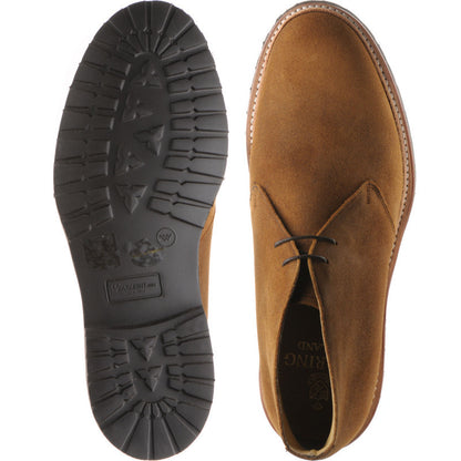 Product image for Herring Cirencester mens rubber-soled boots in waxy snuff suede
