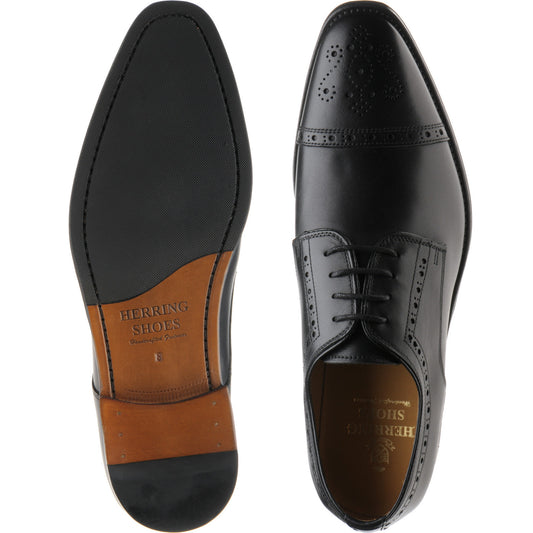 Product image for Herring Clifton in black calf