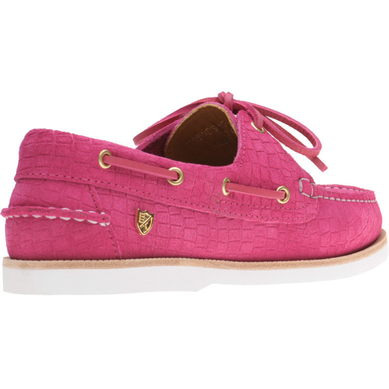 Product image for Herring Cordelia in pink moc croc suede