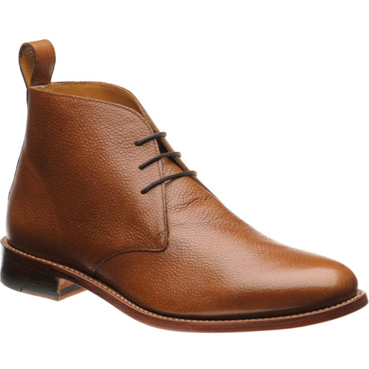 Product image for Herring Cosdon mens Chukka boots in tan grain
