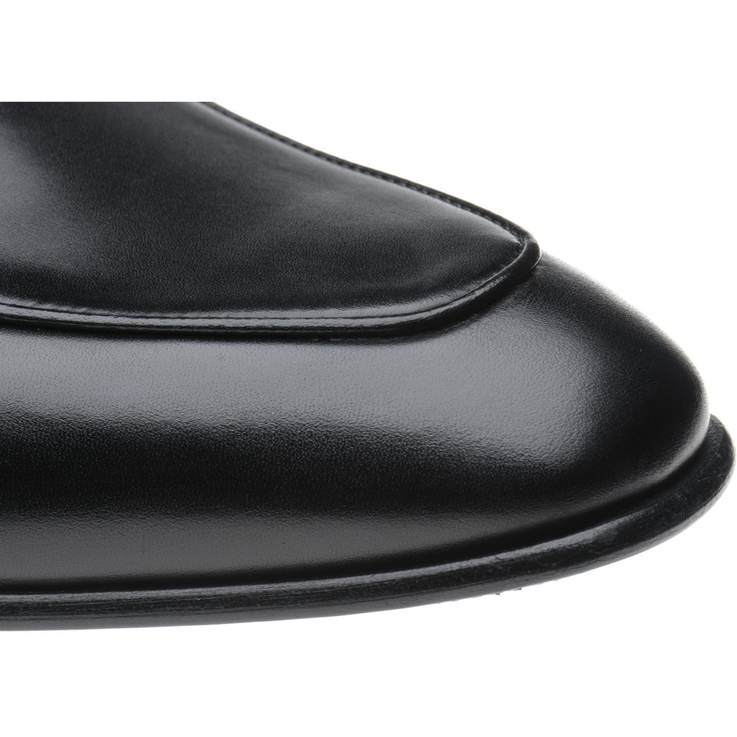 Product image for Herring Dillon mens loafers in black calf