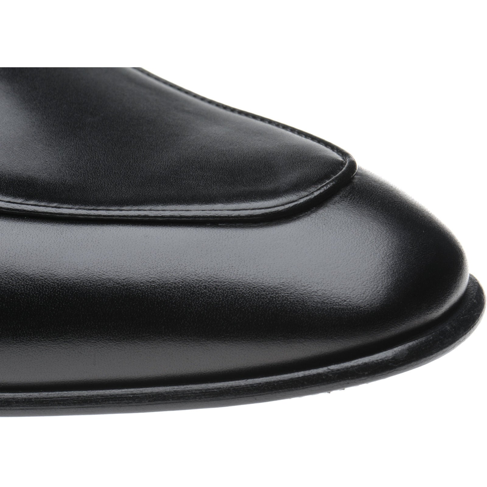 Product image for Herring Dillon mens loafers in black calf