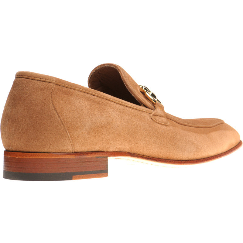 Product image for Herring Dillon mens loafers in tobacco suede