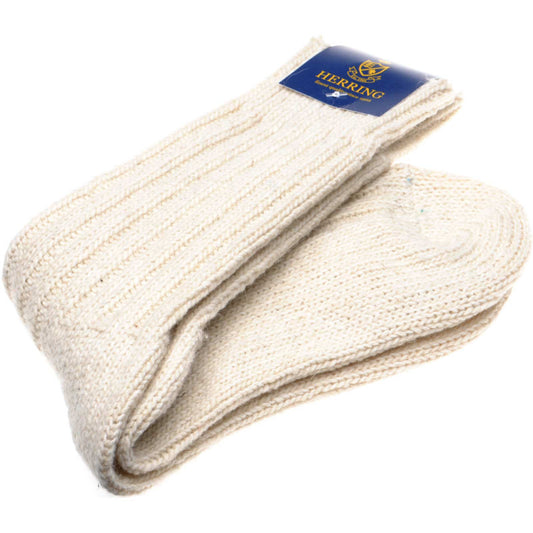 Product image for Herring Donegal Ladies Wool Sock in ecru