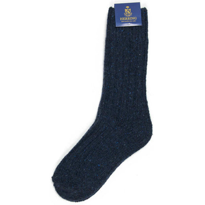 Product image for Herring Donegal Ladies Wool Sock in navy