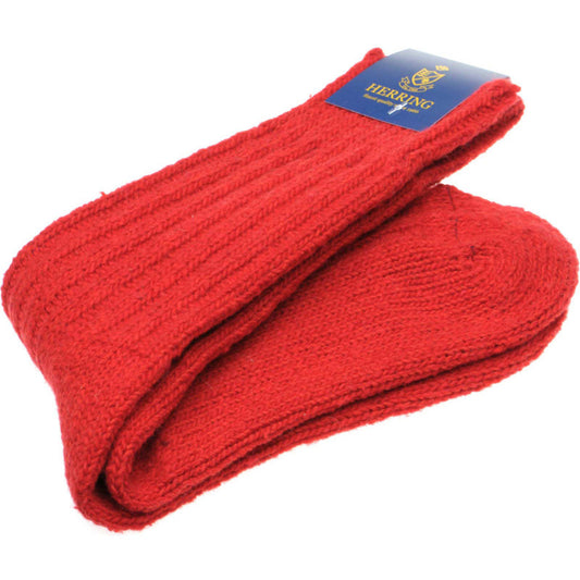 Product image for Herring Donegal Ladies Wool Sock in red