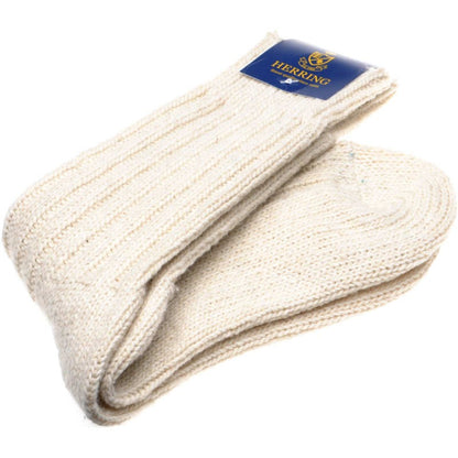 Product image for Herring Donegal Wool Sock in ecru