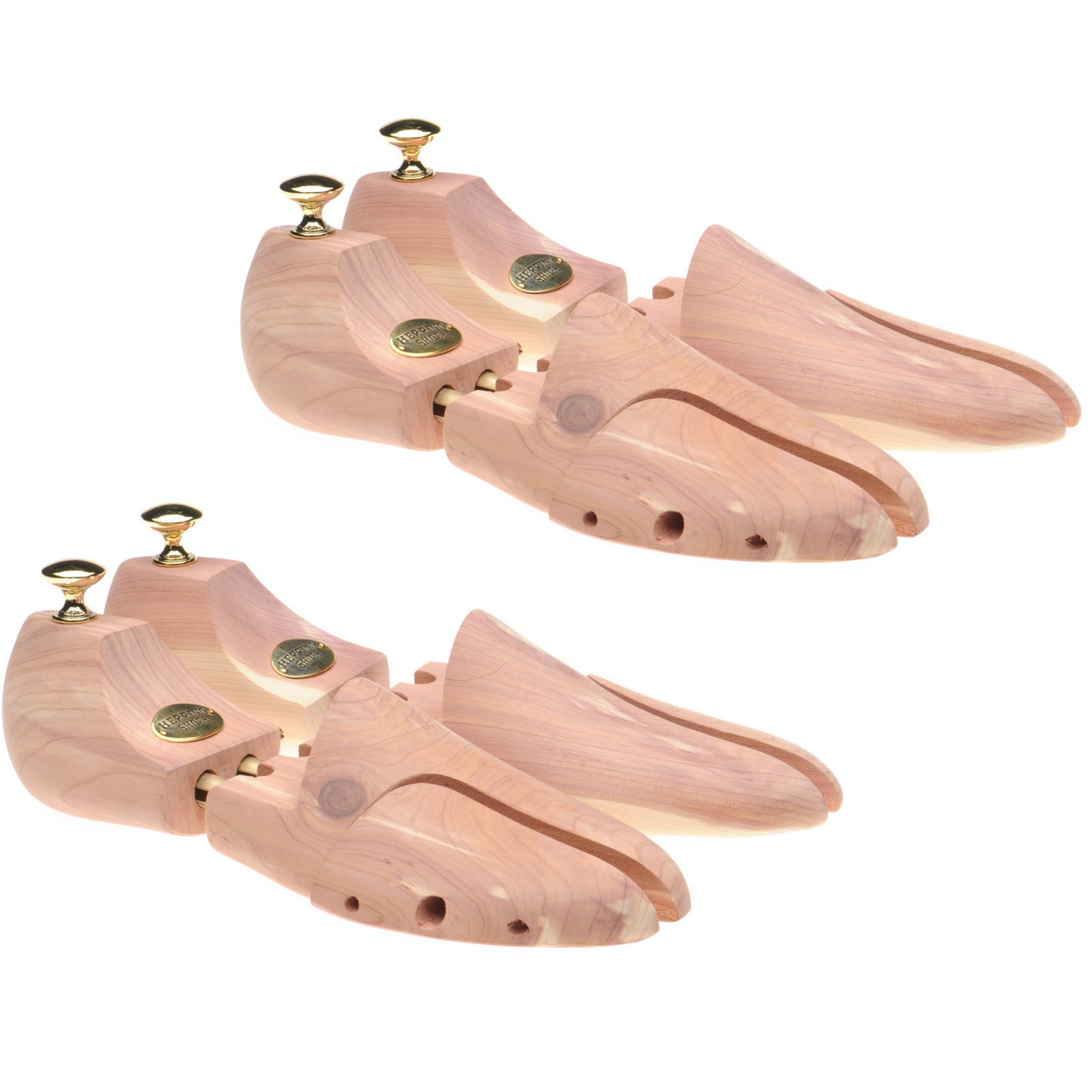 Product image for Herring Double Pack of Cedar Expanding Shoe Trees in cedar