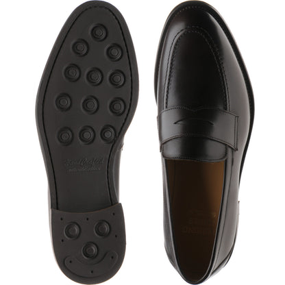 Product image for Herring Dunham II Rubber mens rubber-soled loafers in dark brown calf (second)