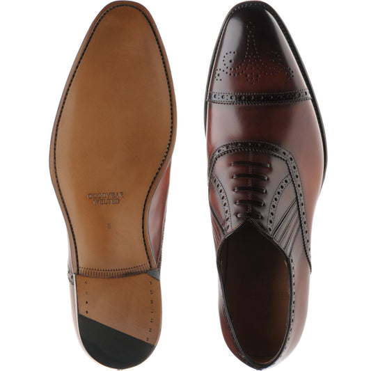 Product image for Herring Dunkeld in rosewood calf