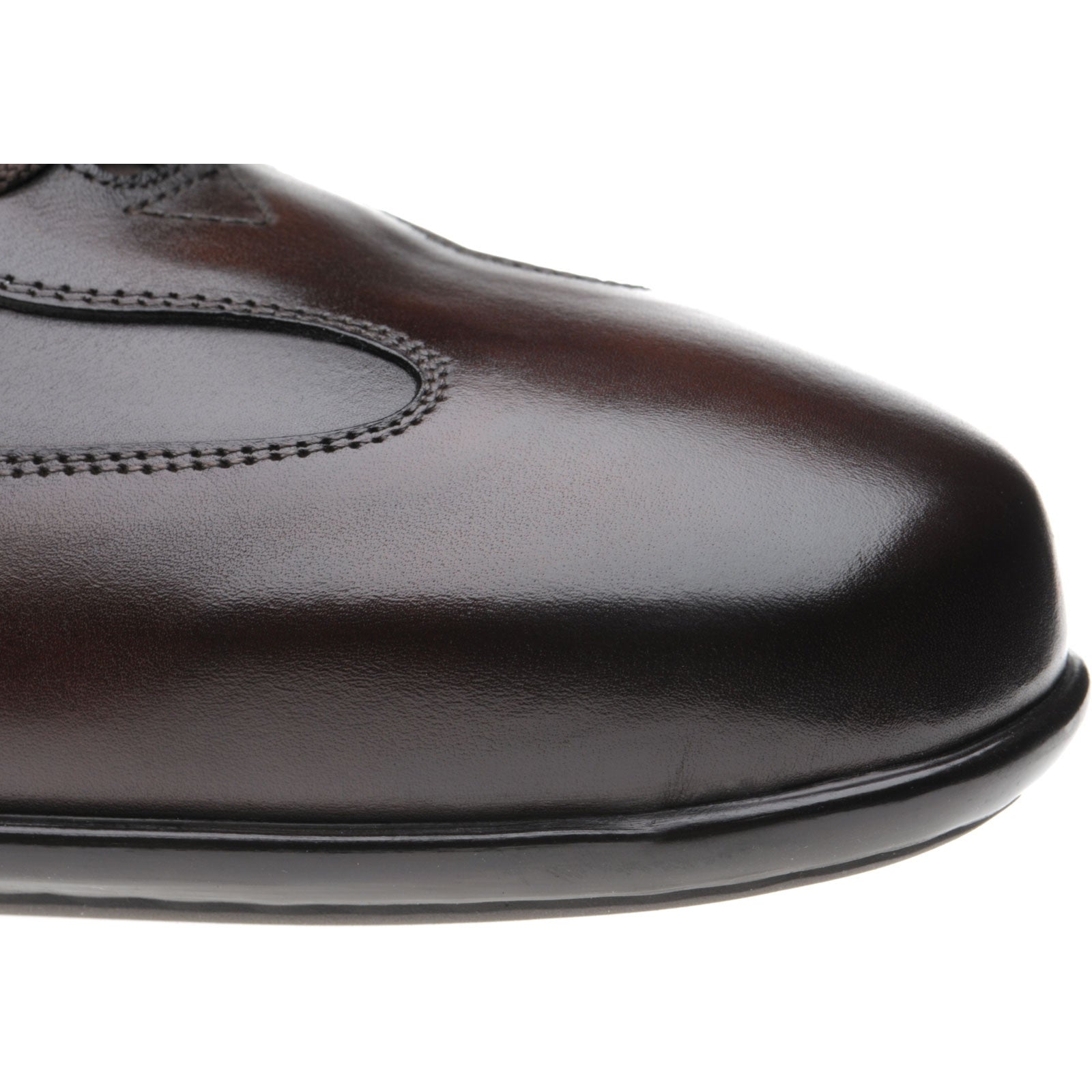 Product image for Herring Duxford mens rubber-soled in brown calf (second)