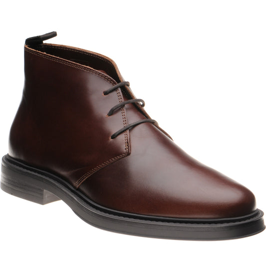 Product image for Herring Forge mens rubber-soled Chukka boots in brown calf (second)