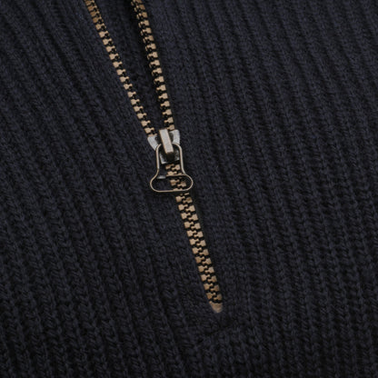 Product image for Herring Foxton Zip Jumper by Peregrine in navy
