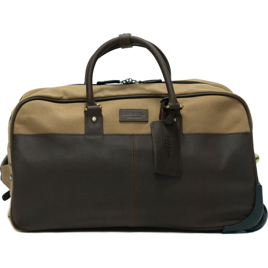 Product image for Herring Gladstone Wheeled Case in brown and khaki